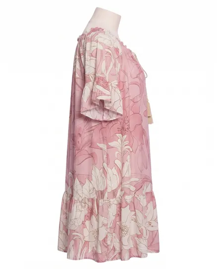 Kleid Floral in rosa von Made in Italy