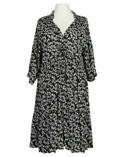 Kleid Floral in schwarz von Vincenzo Allocca