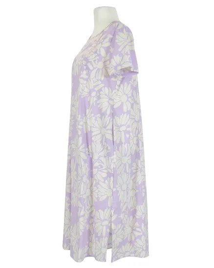 Kleid Floral Baumwolle in flieder von Wendy