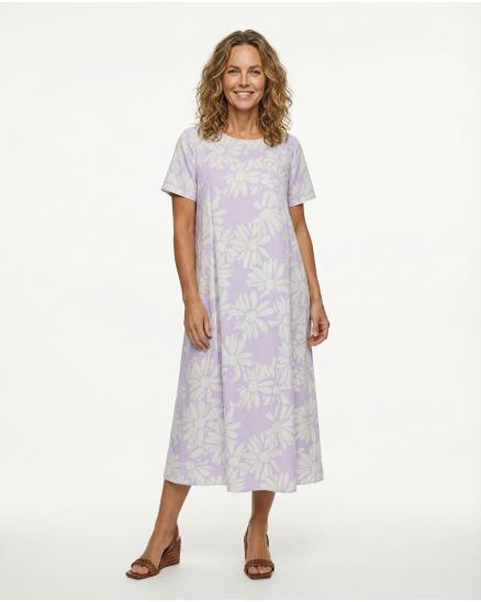 Kleid Floral Baumwolle in flieder von Wendy