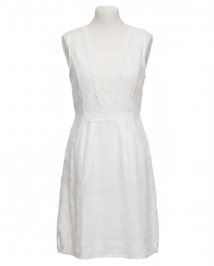 Kleid H�kelspitze in wei� von Puro Lino