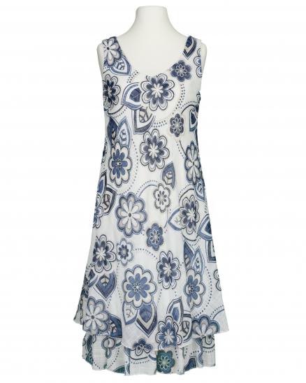 Kleid im Lagenlook in wei� von Made in Italy