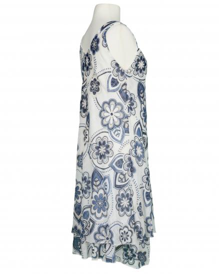 Kleid im Lagenlook in wei� von Made in Italy