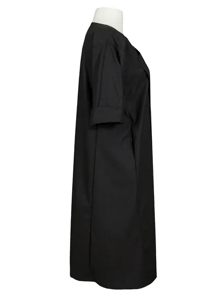 Kleid Jersey in anthrazit von Made in Italy