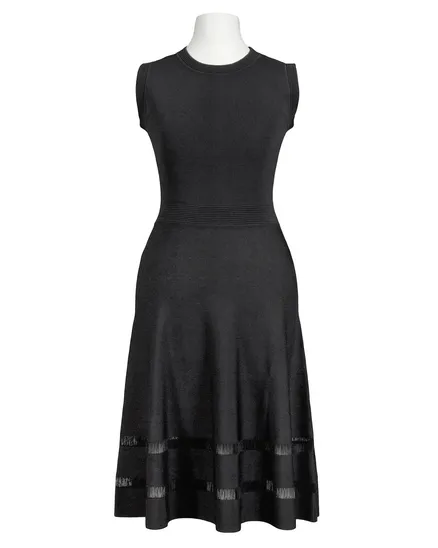 Kleid Jerseystrick in schwarz von vinceotto