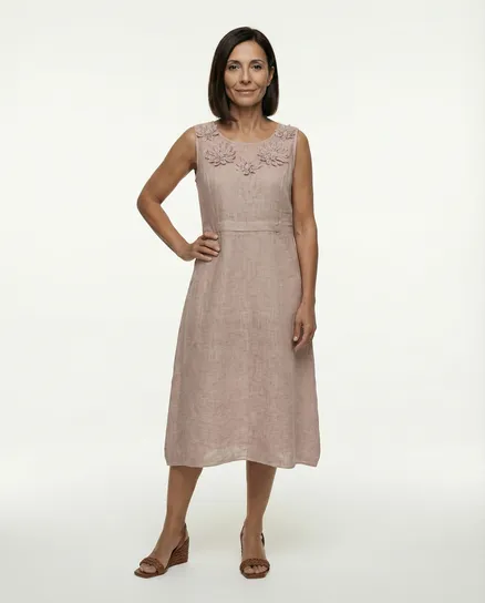 Kleid mit Bl�ten in rosa von Diana