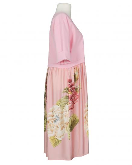 Kleid mit Blumen in rosa von Made in Italy