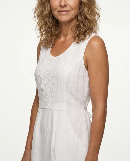 Kleid H�kelspitze in wei� von Puro Lino