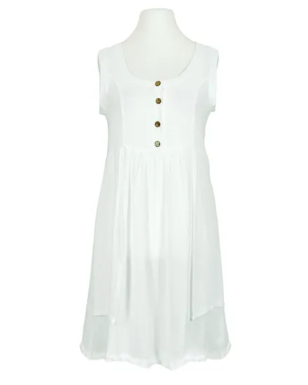 Kleid mit Leinen in milchwei� von Diana