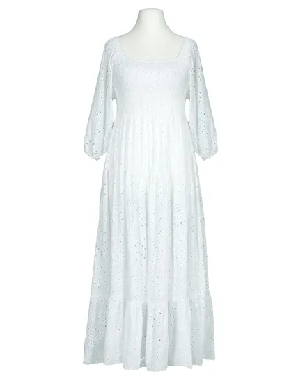 Kleid mit Lochspitze in wei� von H. Trend