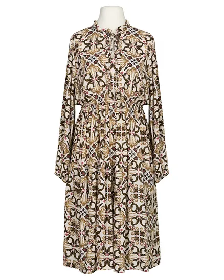 Kleid mit Print in braun von Made in Italy