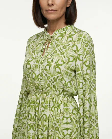 Kleid mit Print in gr�n von Made in Italy