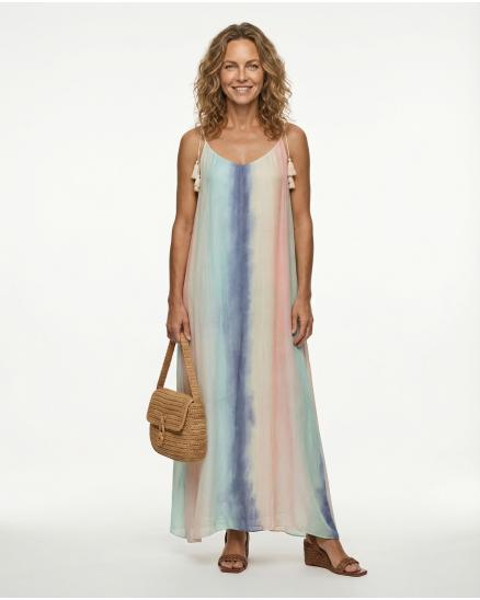 Kleid mit Seide in bunt von SENES Paris