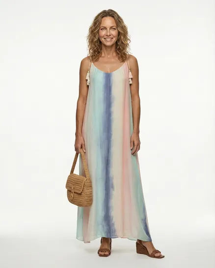 Kleid mit Seide in bunt von SENES Paris