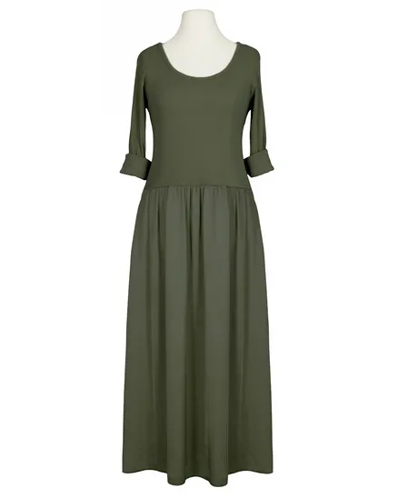 Kleid mit Seide in khaki von Selected Touch