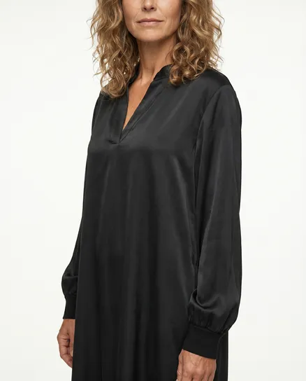 Kleid mit Seide in schwarz von Style Touch