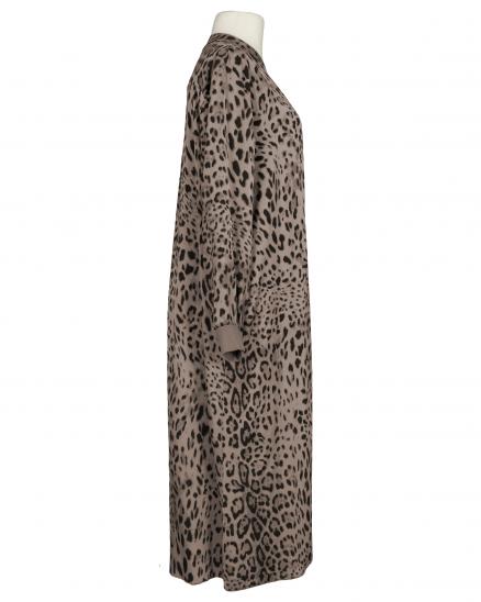 Kleid mit Seide Leoprint in braun von Style Touch