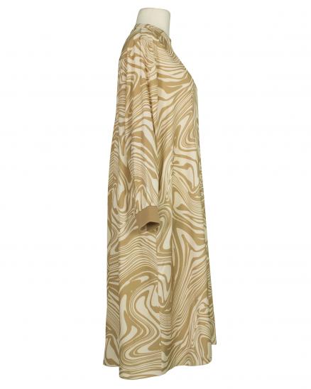Kleid mit Seide Swirl-Print in camel von Style Touch