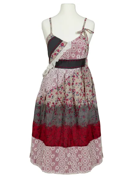 Kleid mit Spitze in bunt von Lulu H