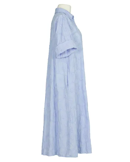 Kleid mit Stickerei in hellblau von H. Trend