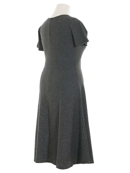 Kleid Streifen in schwarz von FASHION