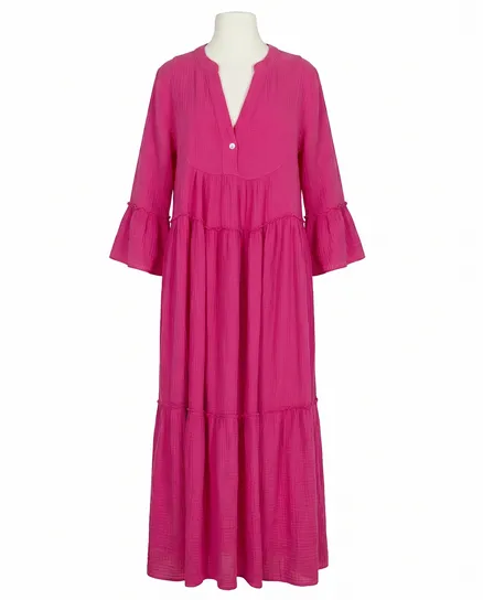 Kleid Musselin in pink von Made in Italy