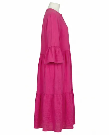 Kleid Musselin in pink von Made in Italy