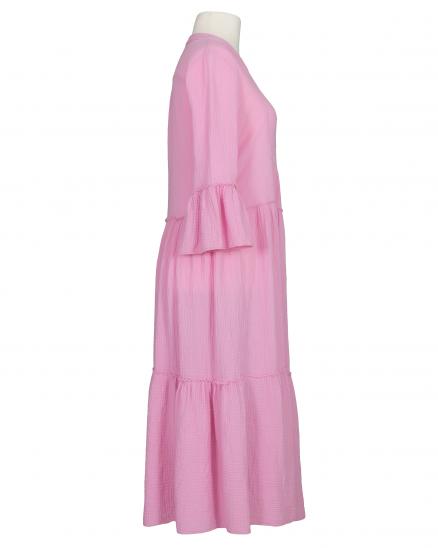 Kleid Musselin in rosa von Made in Italy