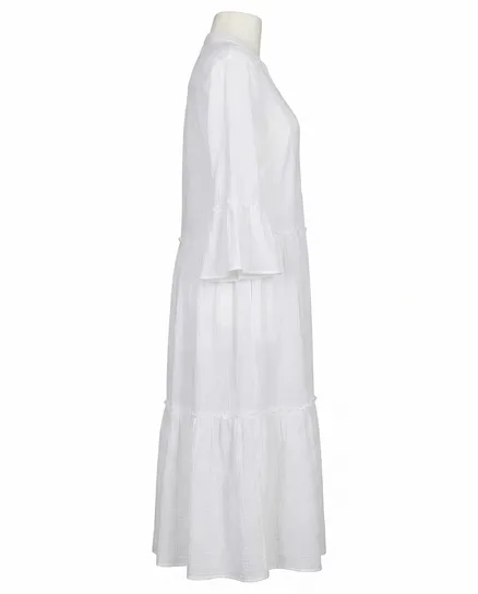 Kleid Musselin in wei� von Made in Italy