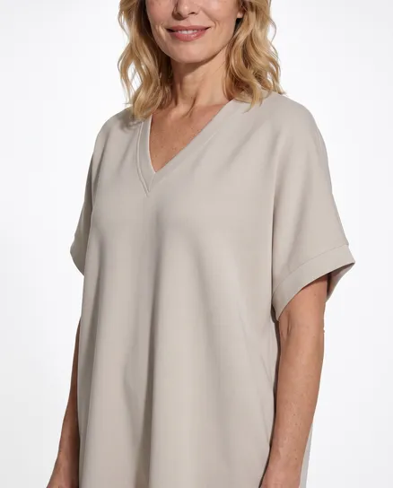 Kleid Softjersey in beige von Style Touch