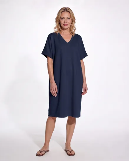 Kleid Softjersey in blau von Style Touch