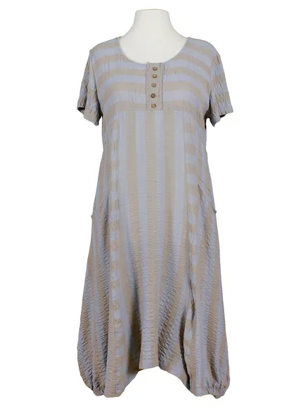 Kleid Streifen A-Schnitt in blau von Zedd