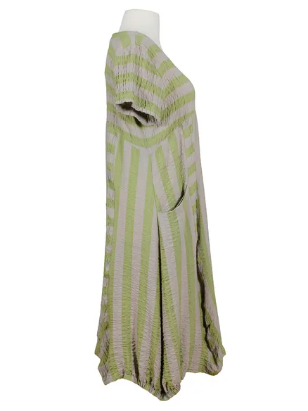 Kleid Streifen A-Schnitt in kiwi von Zedd