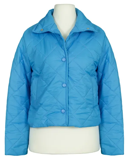Kurze Steppjacke in t�rkis von Made in Italy