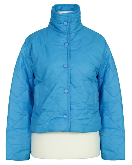 Kurze Steppjacke in t�rkis von Made in Italy