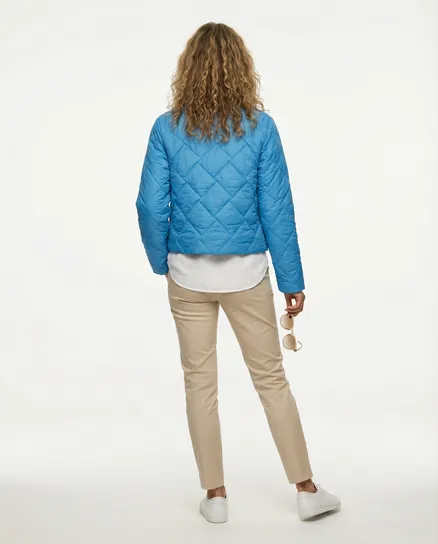 Kurze Steppjacke in t�rkis von Made in Italy