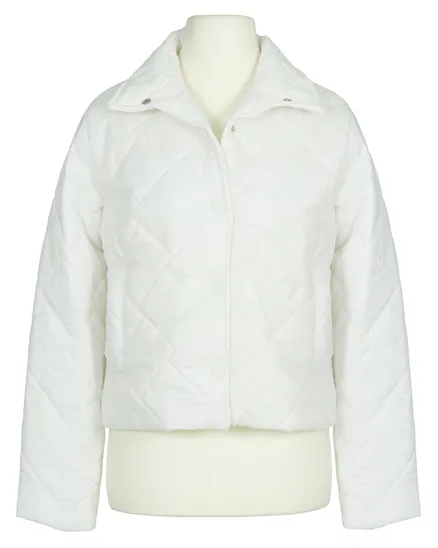 Kurze Steppjacke in wei� von Made in Italy