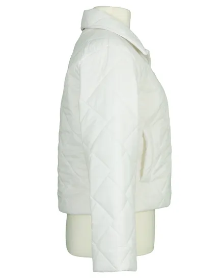 Kurze Steppjacke in wei� von Made in Italy