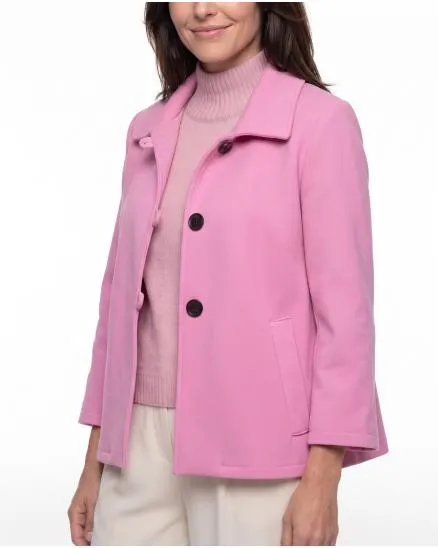 Kurzjacke aus Scuba-Jersey in pink von Made in Italy