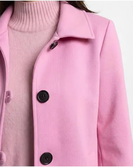 Kurzjacke aus Scuba-Jersey in pink von Made in Italy