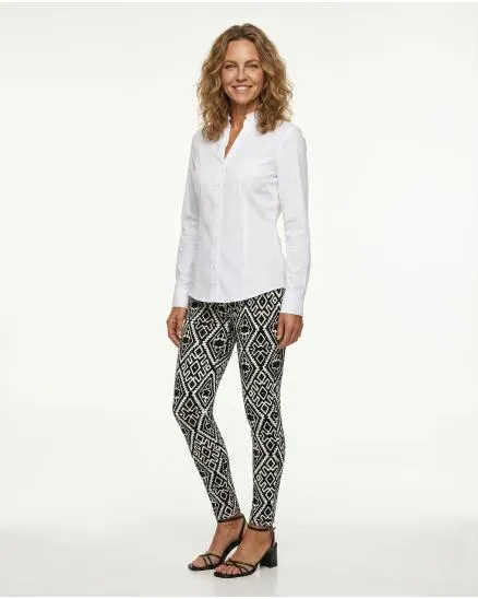 Leggings gemustert in schwarz von Victoria Karl