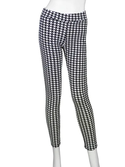Leggings Hahnentrittmuster in bunt von Diana