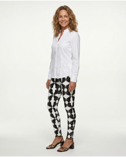 Leggings mit Muster in schwarz weiss von Victoria Karl