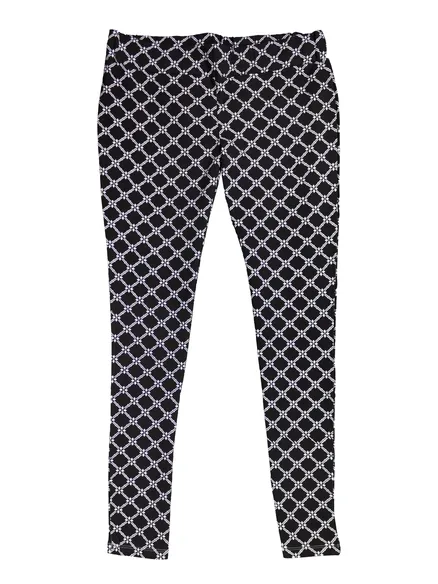 Leggings Rautenmuster in schwarz von Victoria Karl