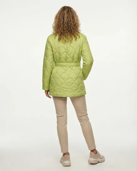 Leichte Steppjacke in gr�n von Made in Italy