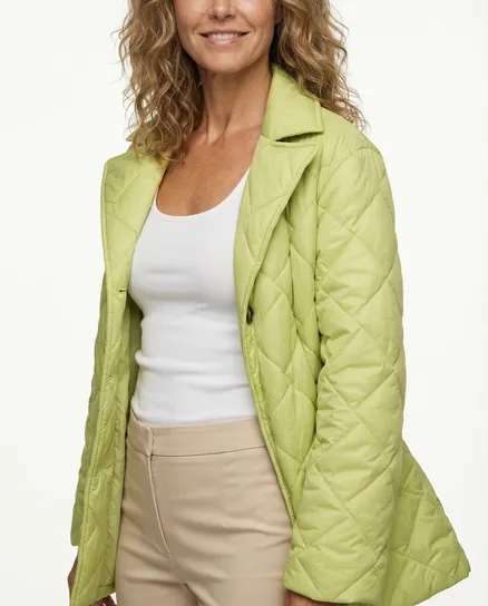 Leichte Steppjacke in gr�n von Made in Italy