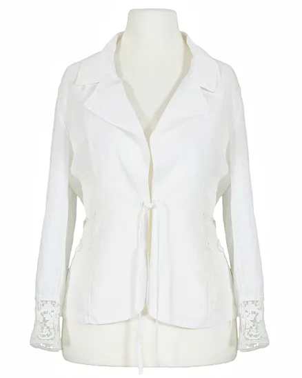 Blazer Leinen in wei� von Massimo