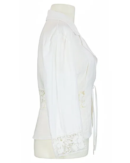 Blazer Leinen in wei� von Massimo