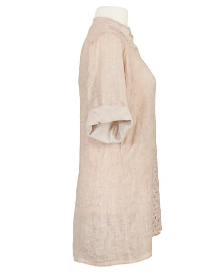 Leinen Jacke Stickerei in rosa von Donna