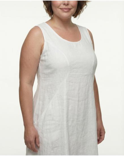 Leinen Kleid in weiss von RESTART